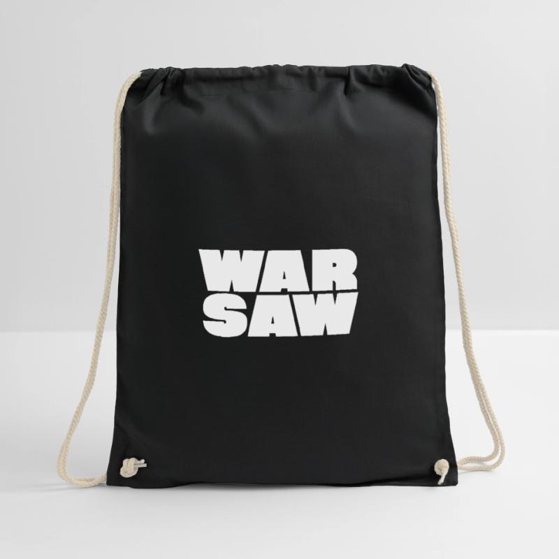 Conception audacieuse du logo de Varsovie Sac de sport léger