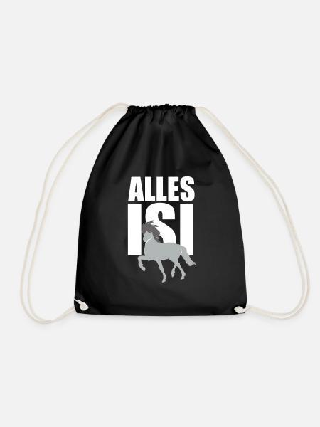 ALLES ISI - Turnbeutel - Schwarz