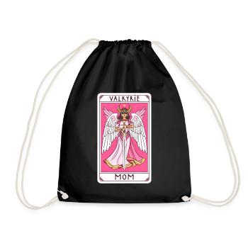 Carte Viking Maman Valkyrie - Sac de sport léger - noir - Devant