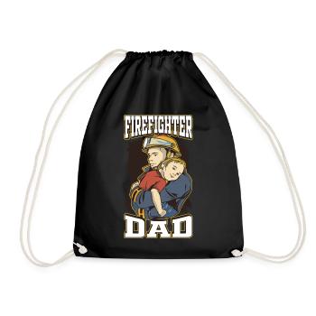Service d’incendie Papa Fête des pères - Sac de sport léger - noir - Devant