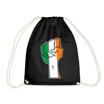 Irland - Turnbeutel - Schwarz - Vorne