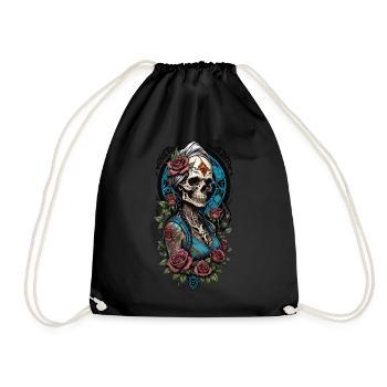 Roses of red - Turnbeutel - Schwarz - Vorne