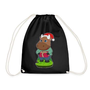 Taurus Christmas Package - Drawstring Bag - black - Front