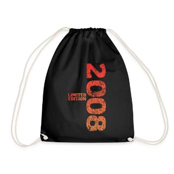 Édition limitée cadeau pour le 18e anniversaire 2008 - Sac de sport léger - noir - Devant