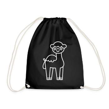 chameau - Sac de sport léger - noir - Devant