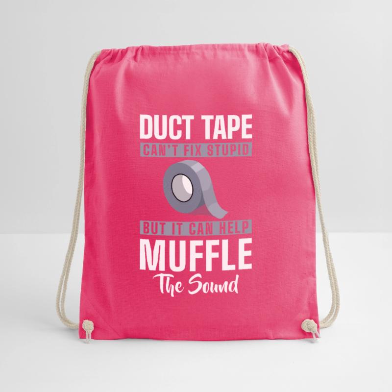 Idiots Work Evil Provocation Drawstring Bag