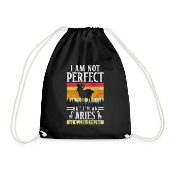 Horoscope Birth Zodiac Signs - Drawstring Bag - black - Front