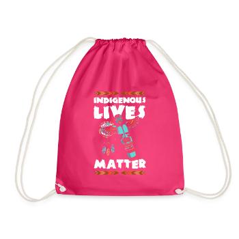 Chef amérindien Skull Apache - Sac de sport léger - fuchsia - Devant