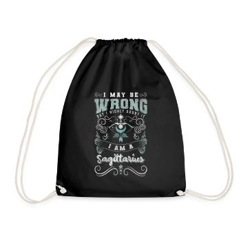 Constellation de l’horoscope - Sac de sport léger - noir - Devant
