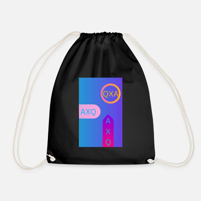 AXQ-First Drop - Turnbeutel - Schwarz