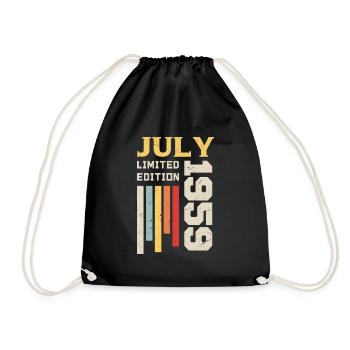 Juillet 1959 - Cadeau anniversaire Juillet 1959 - Sac de sport léger - noir - Devant