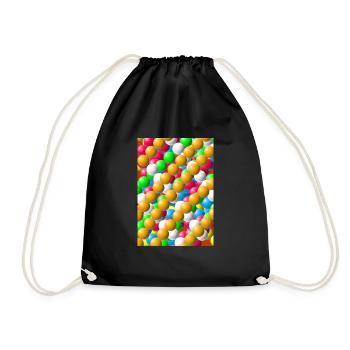 Bulle à boule - Sac de sport léger - noir - Devant