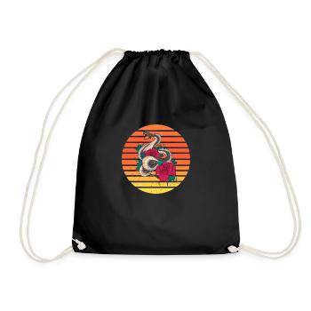Serpent de chaleur - Sac de sport léger - noir - Devant
