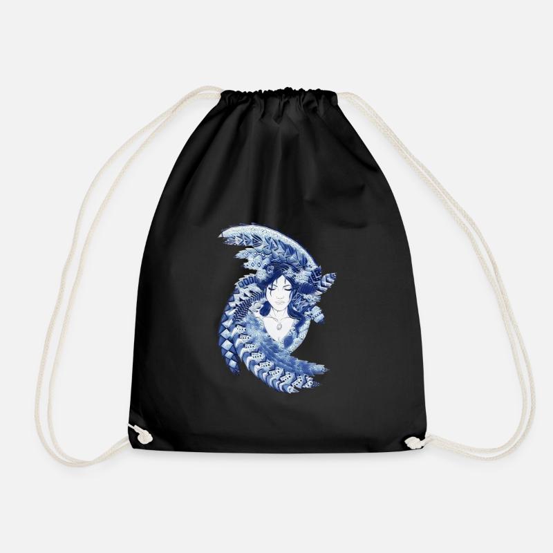 Ange bleu - Sac de sport léger - noir