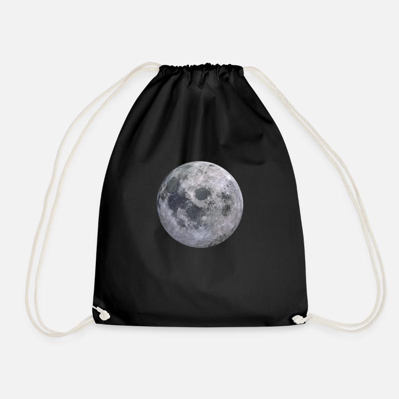Vollmond - Turnbeutel - Schwarz