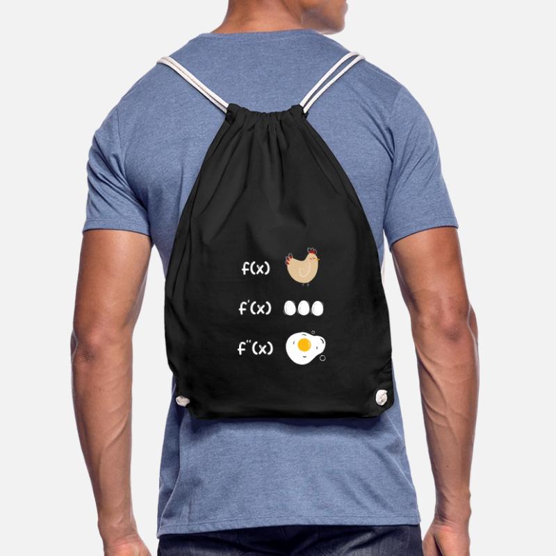 Derivation function chicken math Drawstring Bag