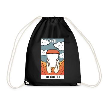 The Coffee Barista - Turnbeutel - Schwarz - Vorne