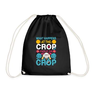 Drôle de Scrapbooking Artisanat à la main - Sac de sport léger - noir - Devant