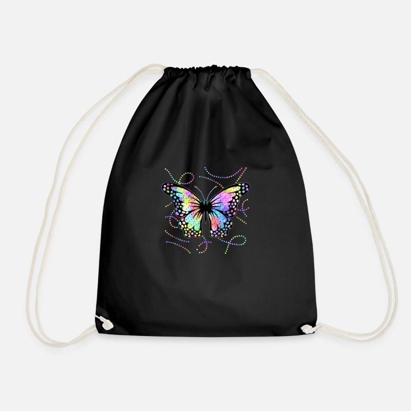 papillon - Sac de sport léger - noir