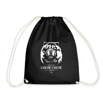 Chow Chow Maman Chien Chien Wilsigns - Sac de sport léger - noir - Devant