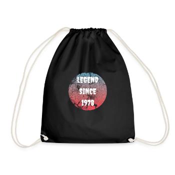 1978 - Drawstring Bag - black - Front