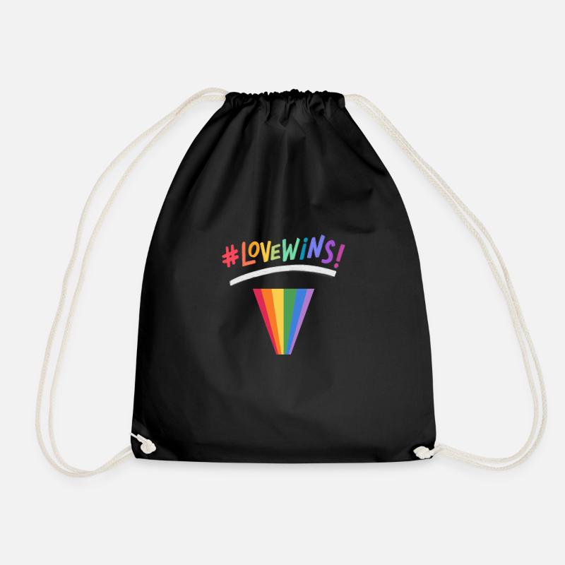 Csd Pride Tshirt - Turnbeutel - Schwarz
