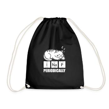 I Nap Periodically - Funny Science Cat Chat - Sac de sport léger - noir - Devant