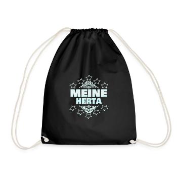 Mutter Herta - Turnbeutel - Schwarz - Vorne
