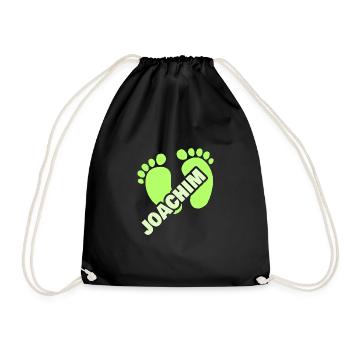 Cadeau pour Joachim - Sac de sport léger - noir - Devant