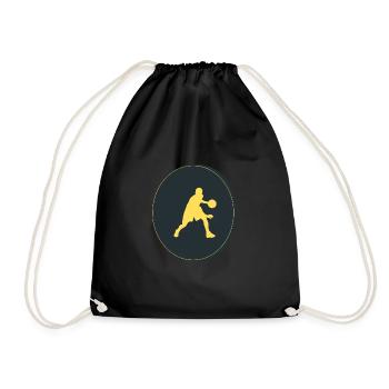 basketteur - Sac de sport léger - noir - Devant