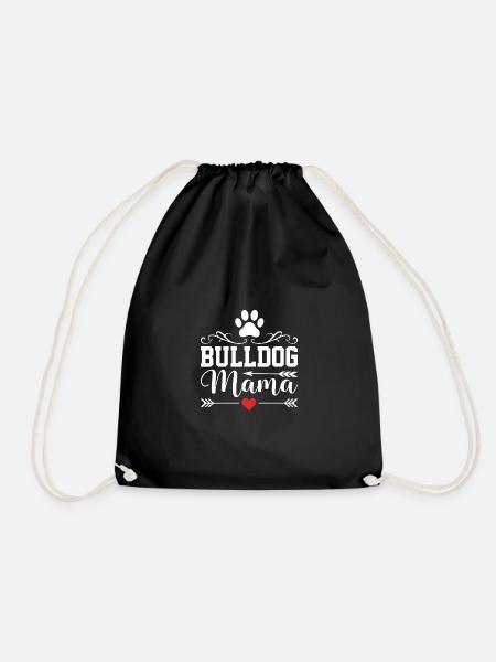Bulldog Mama - Turnbeutel - Schwarz
