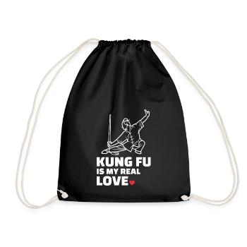J’adore le Kung-Fu - Sac de sport léger - noir - Devant