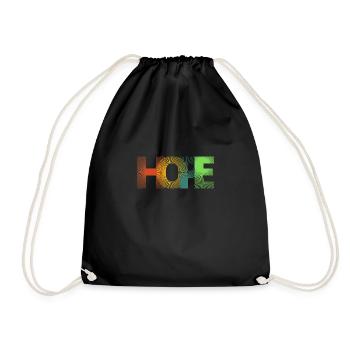 Hope - Turnbeutel - Schwarz - Vorne