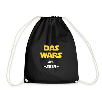 Das wars ABI 2024 - Turnbeutel - Schwarz - Vorne