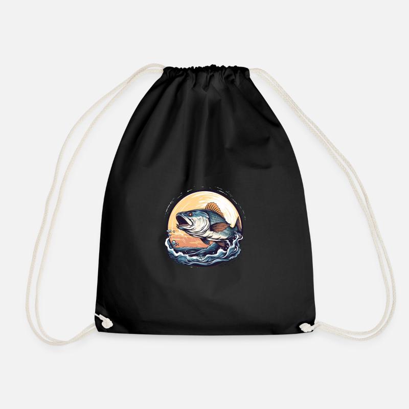 Angler-Edition - Turnbeutel - Schwarz