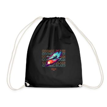 Cosmic Blaze - Drawstring Bag - black - Front