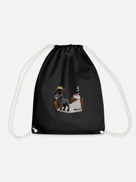 Menorca Favaritx T-shirt - Drawstring Bag - black