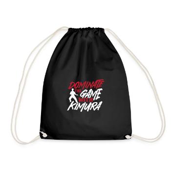 Arts martiaux BJJ Jiu Jitsu Combattant Kimura - Sac de sport léger - noir - Devant