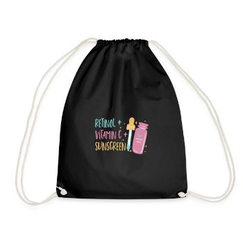 Hair and Skin Specialist Dermatology Dermatologist - Drawstring Bag - black - Front