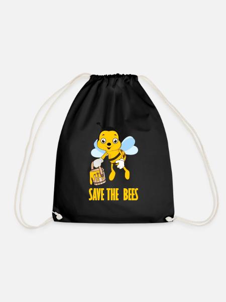 Sauvez les abeilles abeille abeille reine des abeilles - Sac de sport léger - noir
