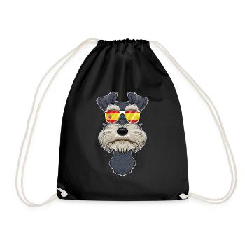 Miniature Schnauzer I Spain Sunglasses I Spanish - Turnbeutel - Schwarz - Vorne
