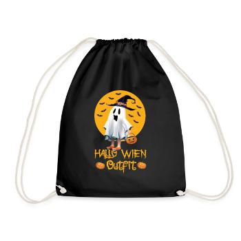 Halloween Kostüm - Alles für dein Spuk Outfit - Turnbeutel - Schwarz - Vorne