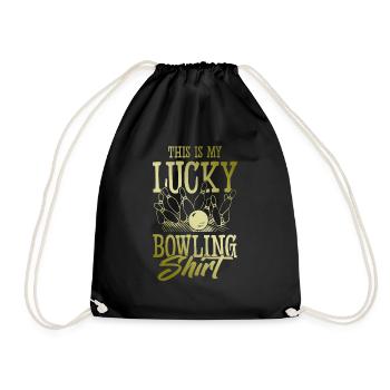 Chemise de bowling - Sac de sport léger - noir - Devant