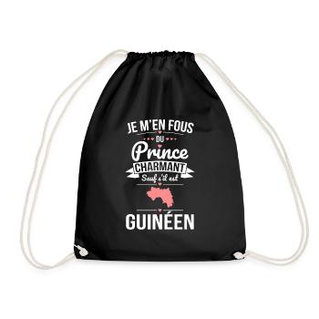Fous du prince charmant sauf s'il est Guinéen - Sac de sport léger - noir - Devant