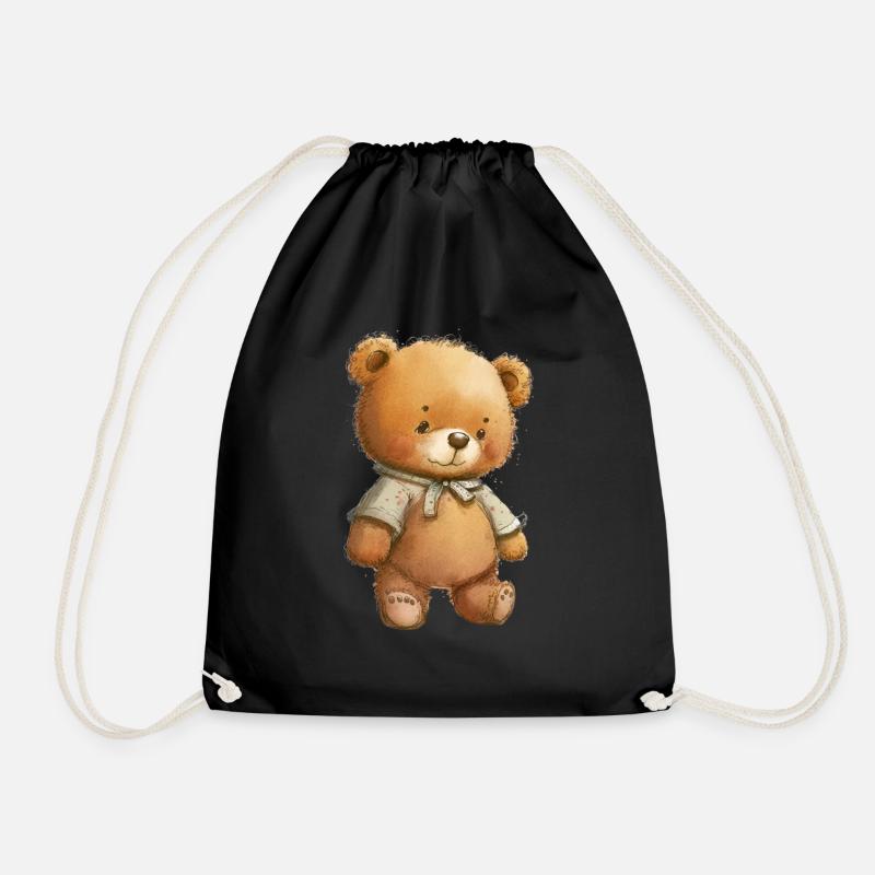 Teddy - Turnbeutel - Schwarz