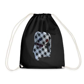 Hare - Drawstring Bag - black - Front