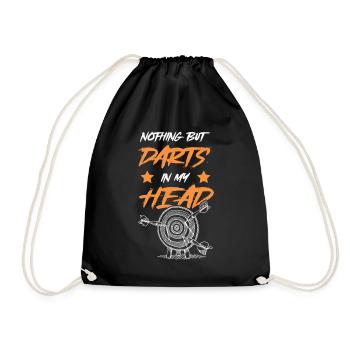 Darts Sport - Drawstring Bag - black - Front