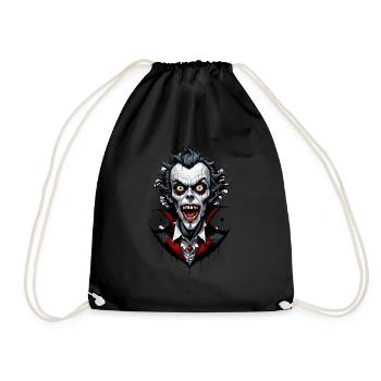 un vampire souriant 2 - Sac de sport léger - noir - Devant
