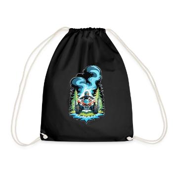 quad et tout terrain - Sac de sport léger - noir - Devant