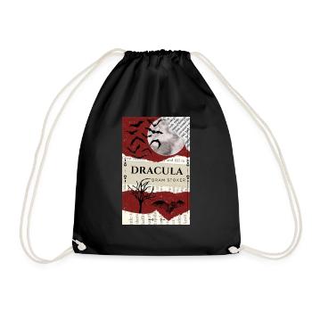 Dracula - Bram Stoker - Drawstring Bag - black - Front